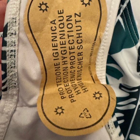 Avidlove Leaf Print High-Waisted Bikini Bottom NWOT - Picture 7 of 9